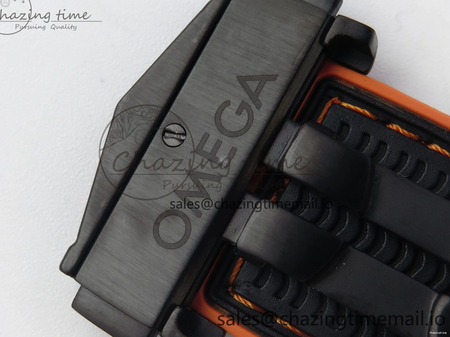 0210 Attractive Planet Ocean Master Chronometer 600M 45.5mm SCF 1:1 Best Edition Black Orange Bezel Black Dial on Black Rubber Strap A9900 Super Clone 7668